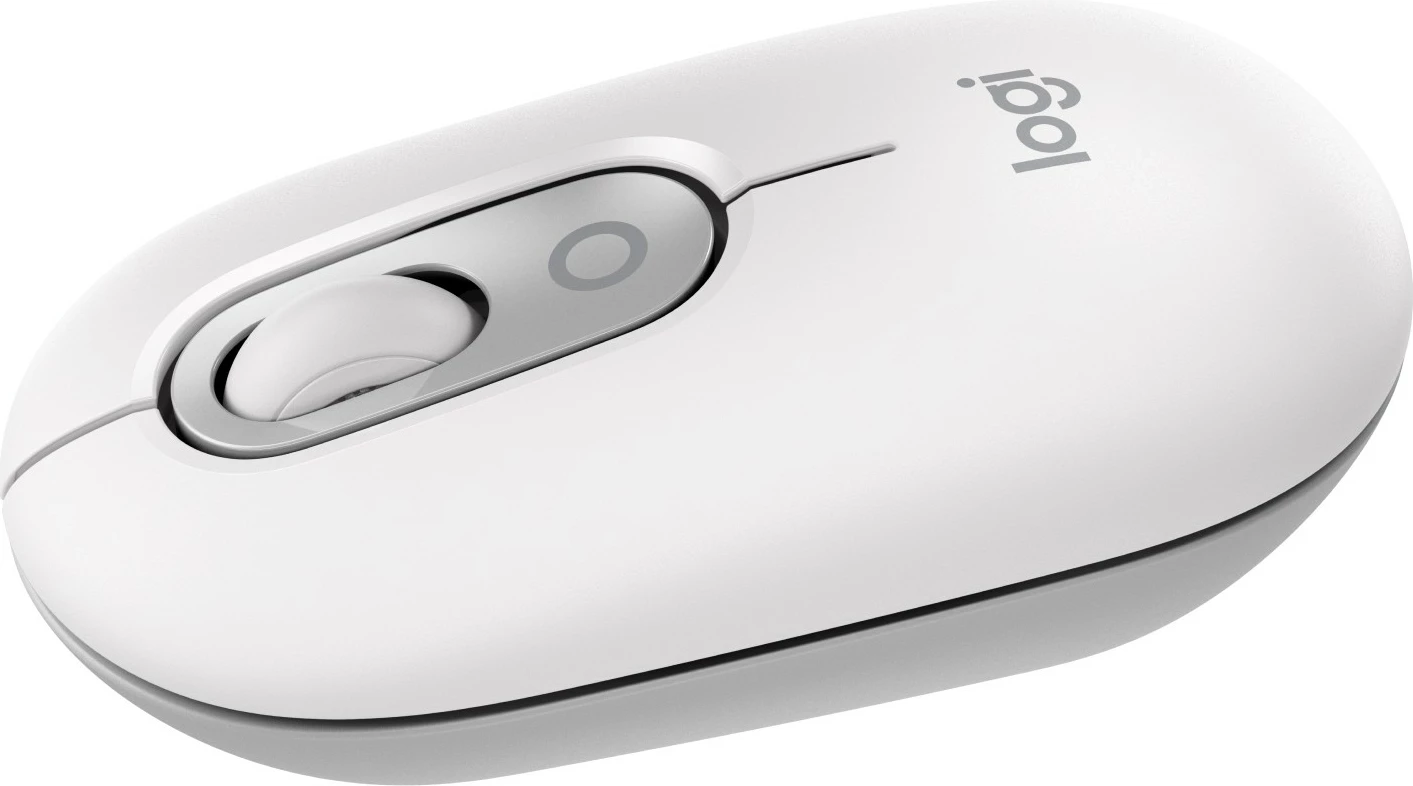 Maus Logitech POP, Optik, Bluetooth, Bardhë