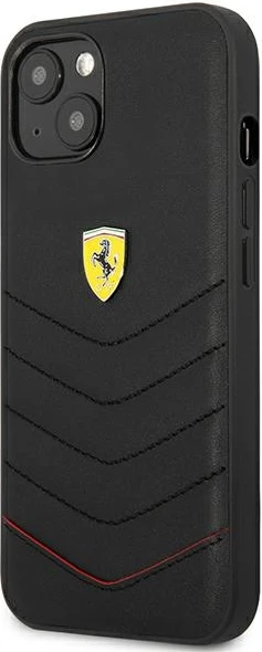 Mbështjellës Ferrari Off Track Quilted për iPhone 13 mini, 5.4", i zi, hardcase