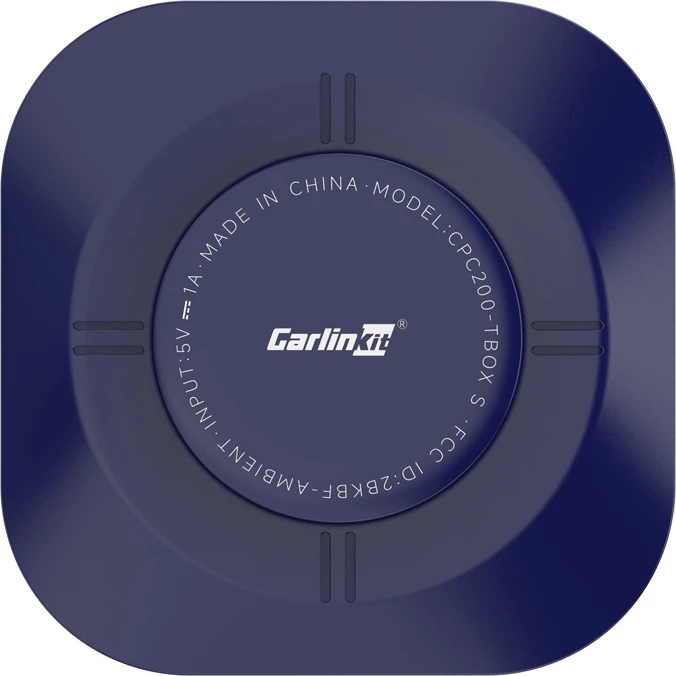 Adapter wireless Carlinkit TBOX-S2P për CarPlay & Android Auto, 64GB, i kaltër