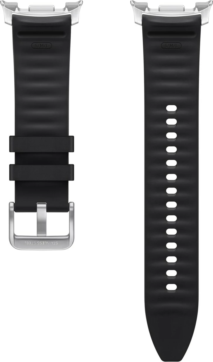 Rrip smartwatch Samsung Watch8 Classic, lëkurë sintetike, i zi