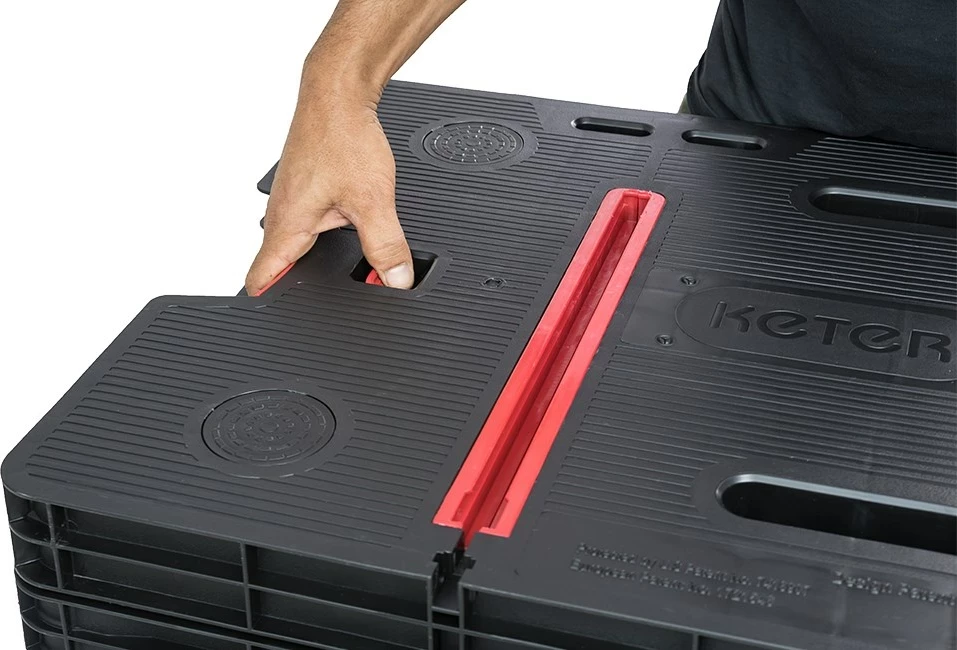 Tavolinë pune portative Keter, 910 mm, e zezë