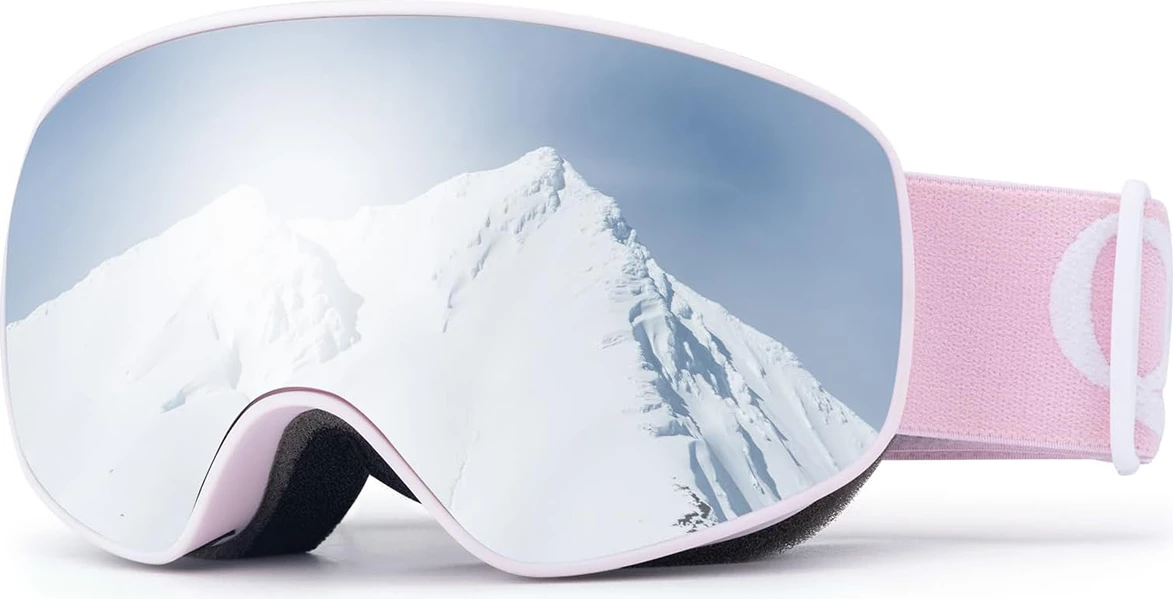 Syze skijimi Qunature për fëmijë, M/L, rozë