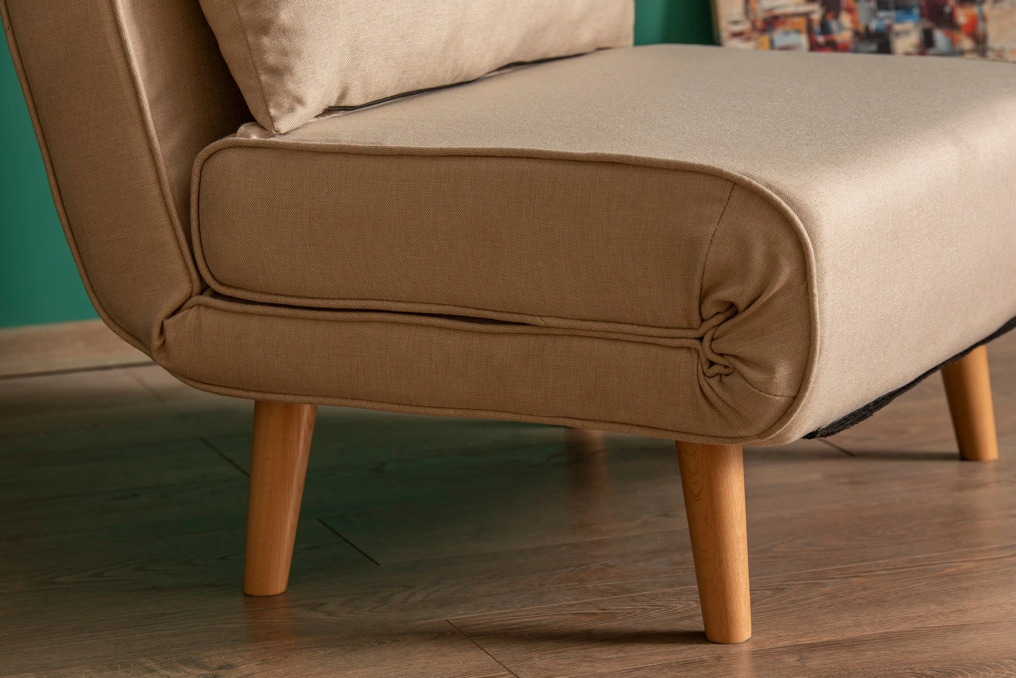 Krevat-karrige një vendës, Atelier del Sofa, Folde Single, krem