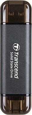 SSD portativ Transcend ESD310C, 256 GB, USB Type-A në USB Type-C, USB 3.2 Gen 2x2, e zezë