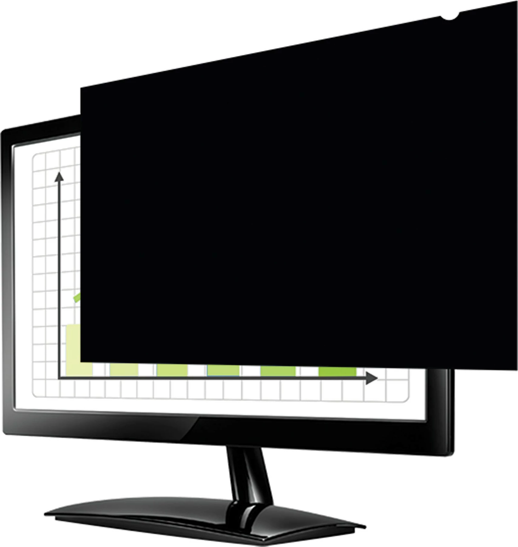Filtër privatësie për monitor Fellowes, 24 inç, 16:10, i zi