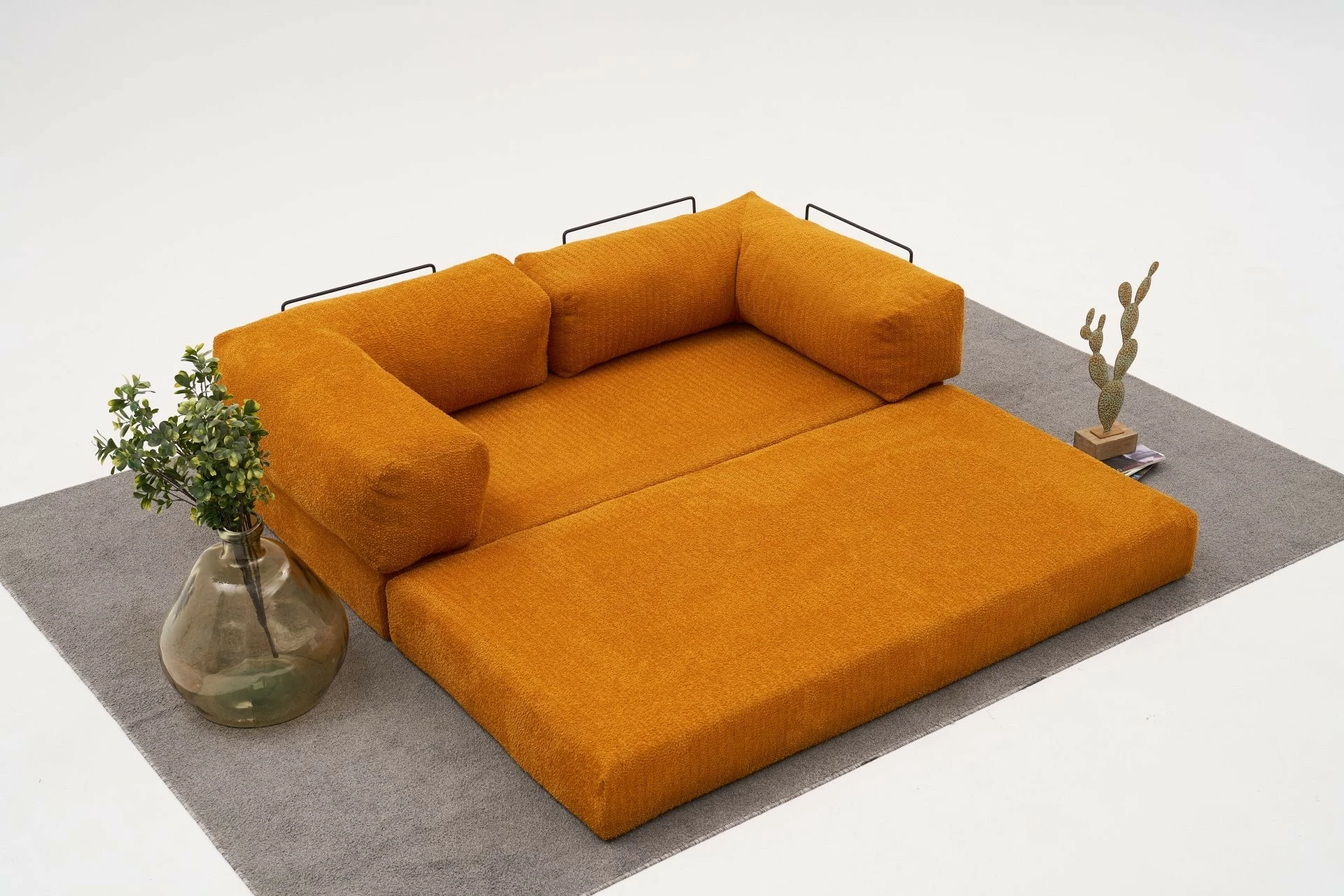 Këndsofa Atelier del Sofa, Comfort, portokalli