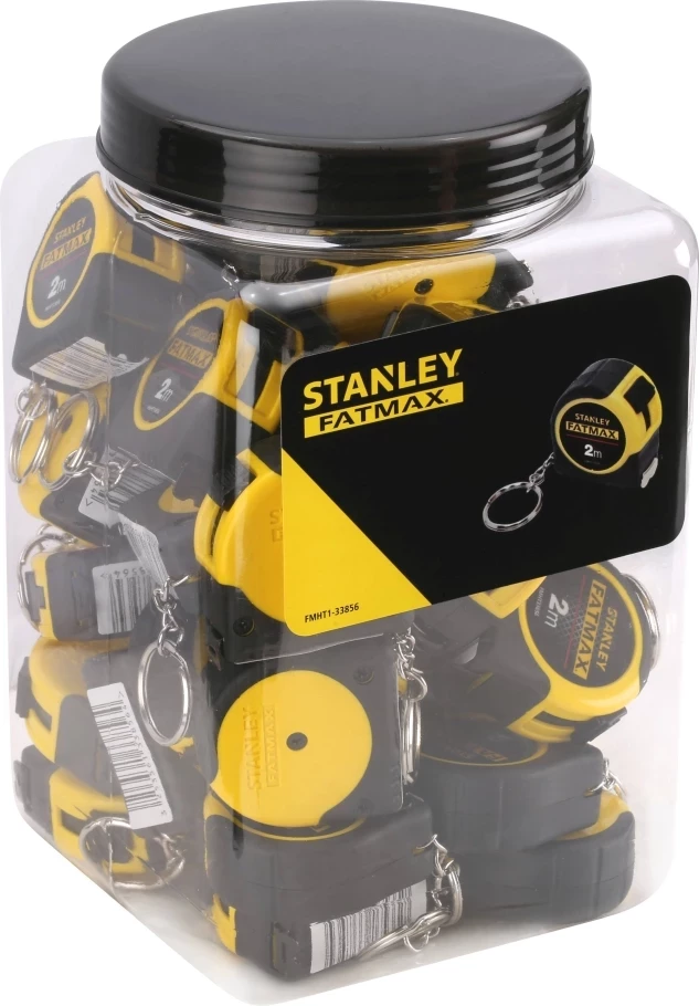 Metër shirit Stanley Fatmax FMHT1-33856 2 m, 13 mm, me unazë çelësash, 36 copë, e verdhë/zezë