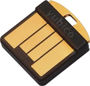 Çelës sigurie Yubico YubiKey 5 Nano, USB-A, i zi, i artë