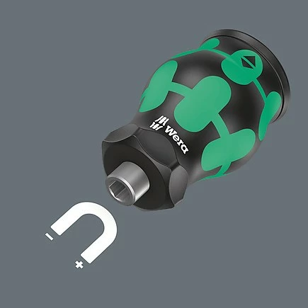 Set veglash biçiklete Wera Bicycle Set 11, 7 copa, 115mm, e zezë/gjelbër