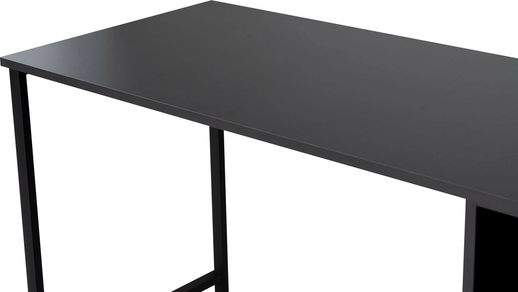 Tavolinë studimi Nordure, dyshe, anthracite, e zezë