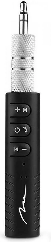 Bluetooth receiver Media-Tech MT3588, 3.5mm, i zi/argjendtë