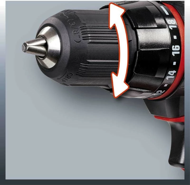 Shpuese/pistole Einhell TC-CD 18-2 Li, 18V, 2 bateri, Li-Ion, e zezë/e kuqe