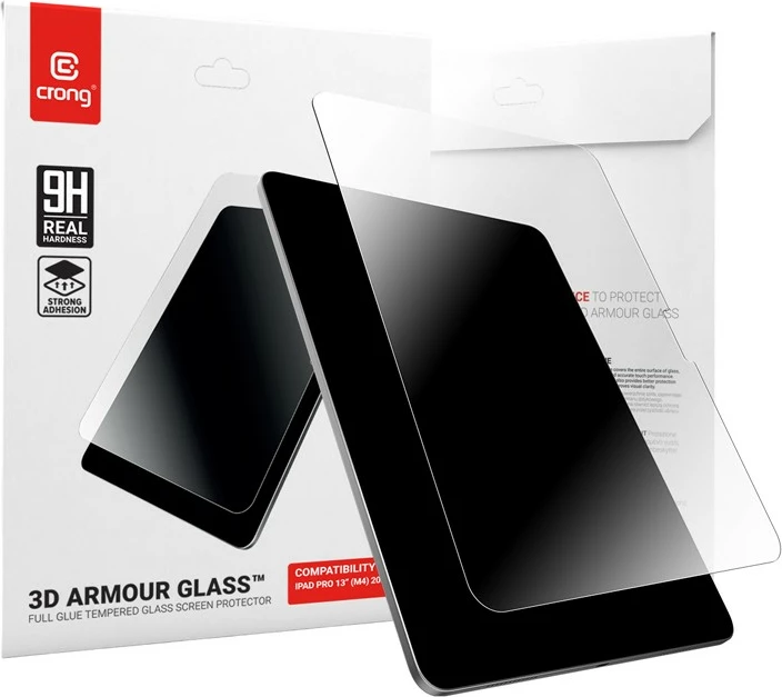Xham i temperuar CRONG 3D Armour Glass për iPad Pro 13 M4 (2024)