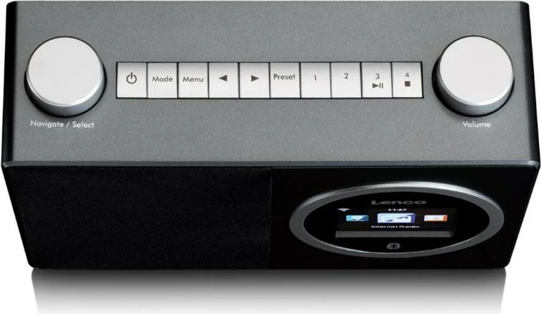 Radio interneti Lenco DIR-70BK, Bluetooth, ekran me ngjyra, e zezë
