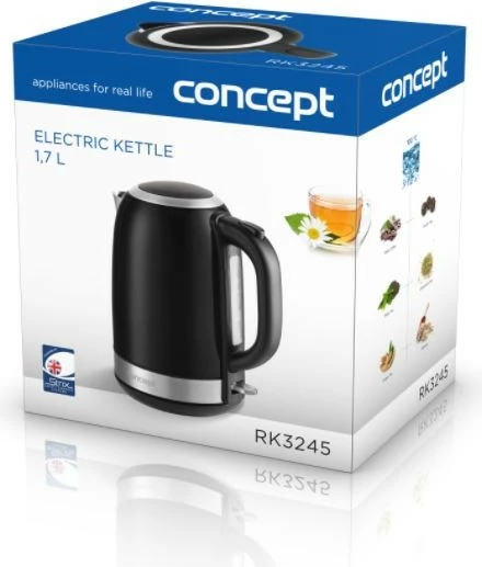 Çajnik elektrik Concept RK3245, 1.7 L, Inox, i zi