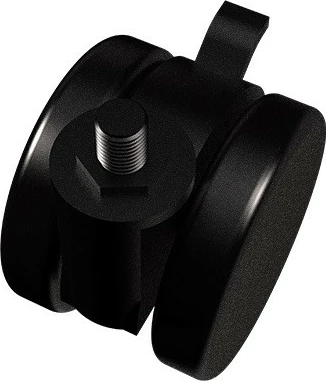 Set rrota me bllokadë Next Level Racing NLR-A007, për kokpit gaming, e zezë, 10 copë