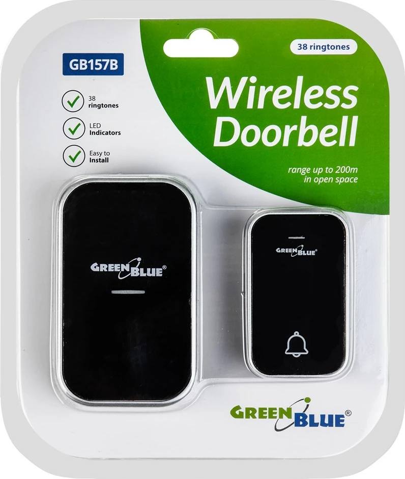 Zile dere pa tela GreenBlue GB157 B, pa bateri, IP44, e zezë