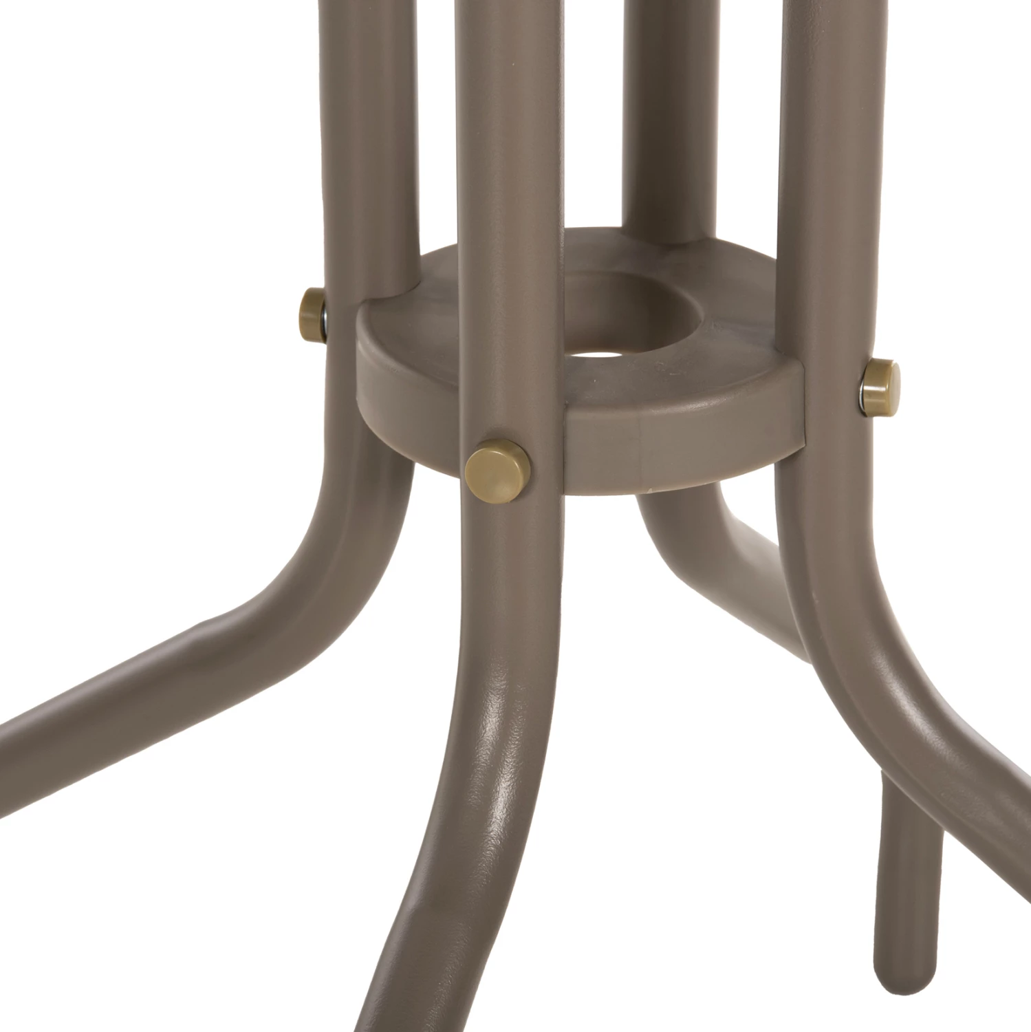 Tavolinë e rrumbullakët për jashtë, ngjyrë shampanjë, LINO FH5973.04, Φ60x70H cm