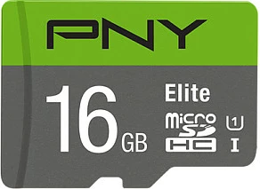 MicroSDHC kartelë PNY Elite 16GB, Class 10, UHS-I