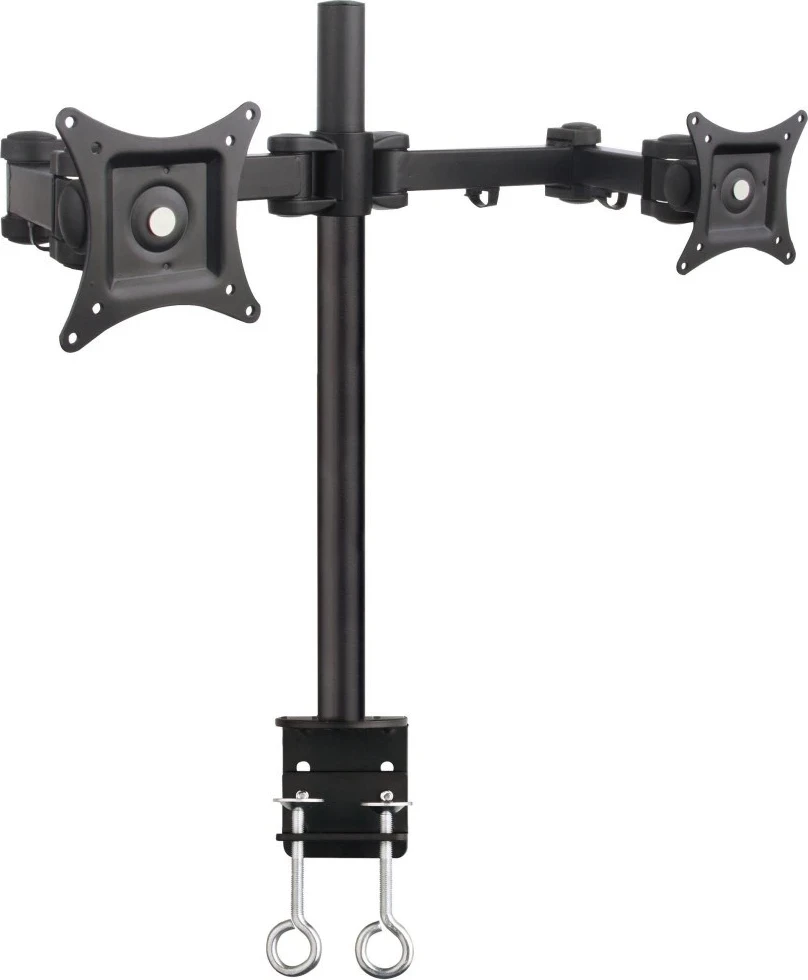 Mbajtëse tavoline për 2 monitorë Techly 13-27", me kllampë ICA-LCD 482-D, e zezë