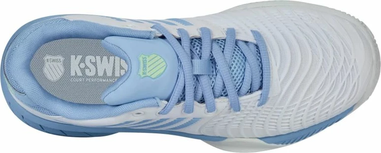 Atlete për femra K-Swiss, të bardha dhe blu