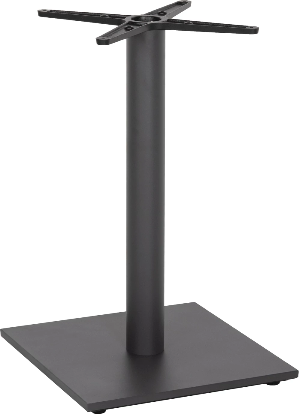Bazë për tavolinë, ngjyrë gri mat, FH438.20, me rregullues të lartësisë, 45x45x71.5 cm
