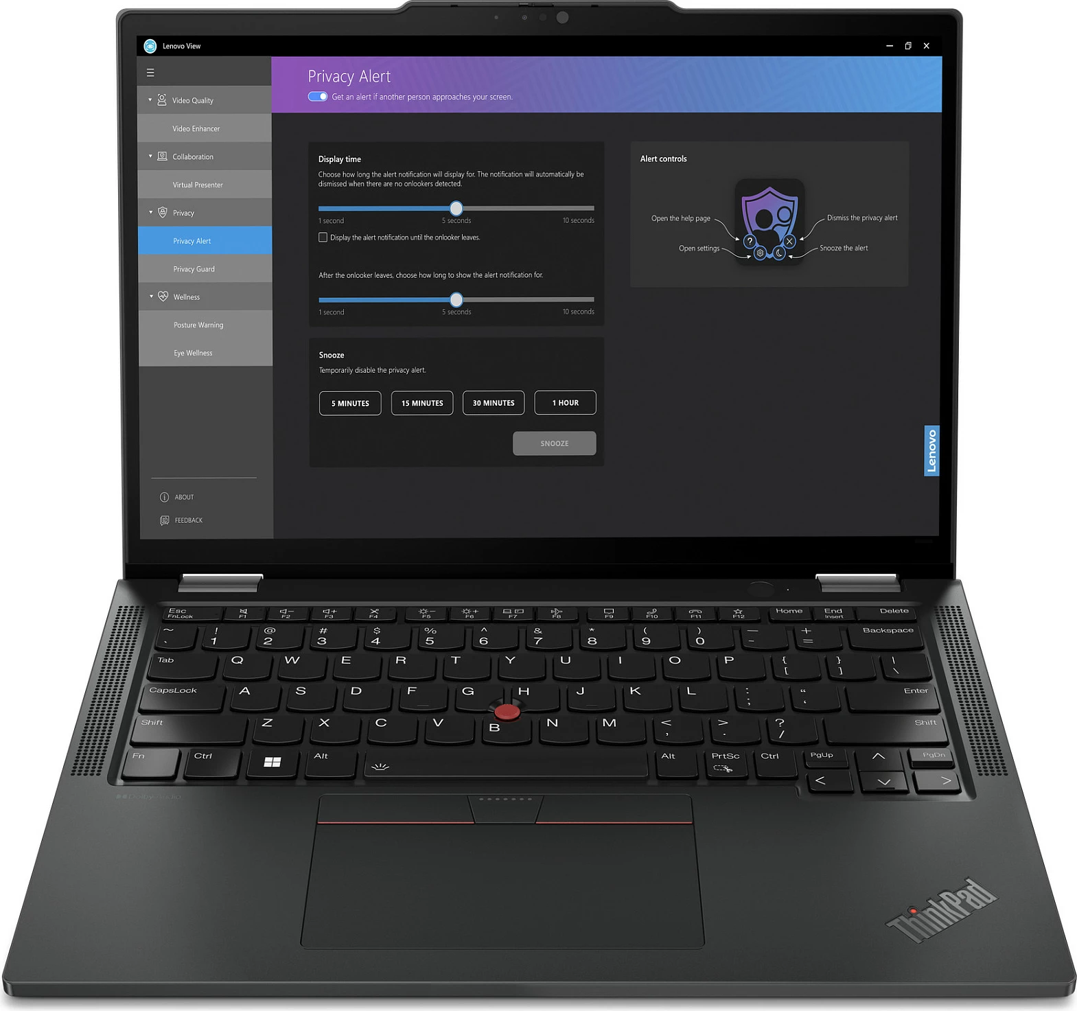 Laptop Lenovo ThinkPad X13 2-in-1 Gen 5, Intel Core Ultra 5, 16 GB RAM, 512 GB SSD, Ekran 13.3", Ngjyrë e zezë