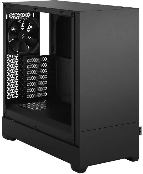 Kasë Fractal Design Pop Silent Black TG Clear Tint, Midi Tower, ATX, xham i temperuar, e zezë