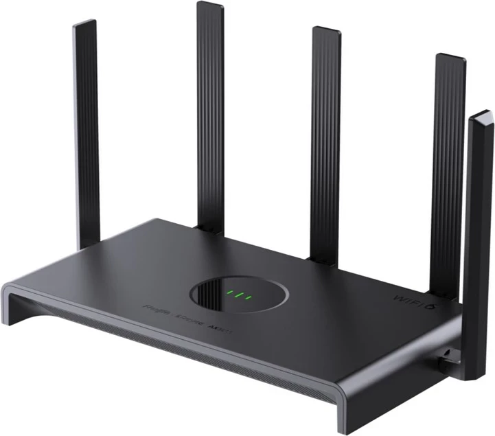 Router Ruijie RG-EW3000GX PRO, Wi-Fi 6, Dual-Band, 256 MB Flash, 3 Antena, E zezë