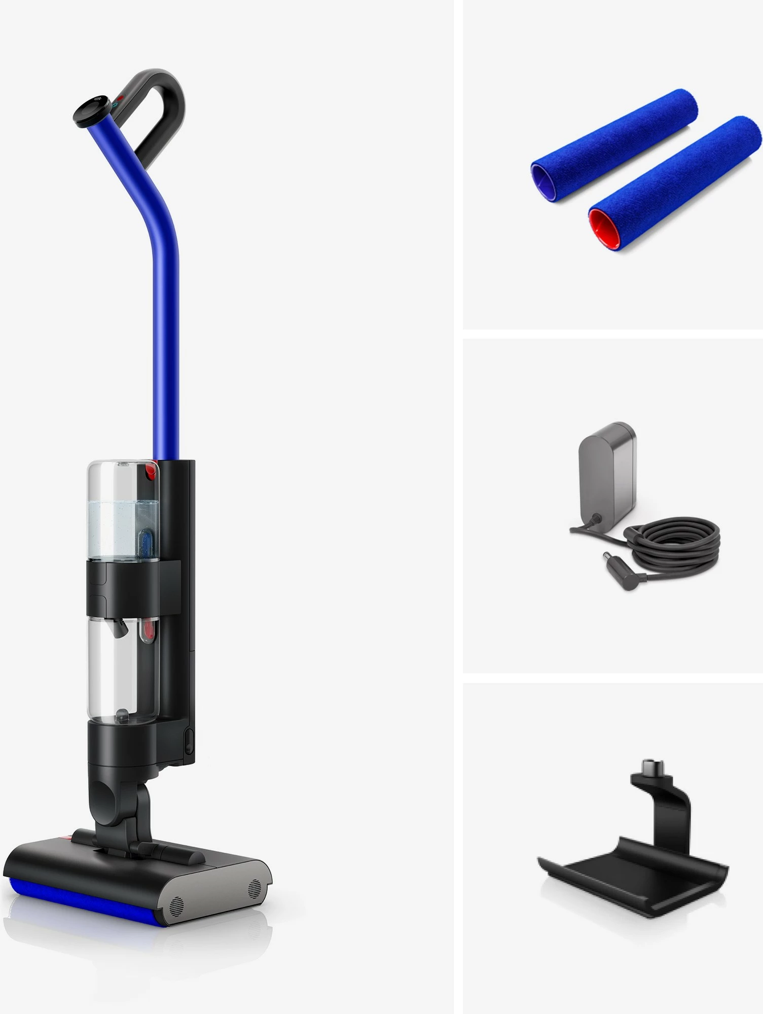 Fshesë me korrent Dyson Wash G1, Stick, Pa qese, 1 L, 0.8 L, E zezë, Blu