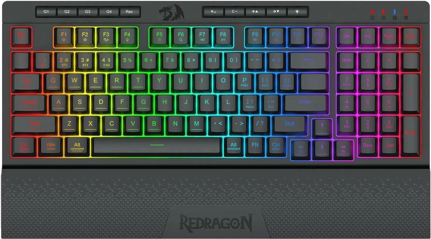 Tastierë Redragon K515-RGB SHIVA 98, RGB, e zezë