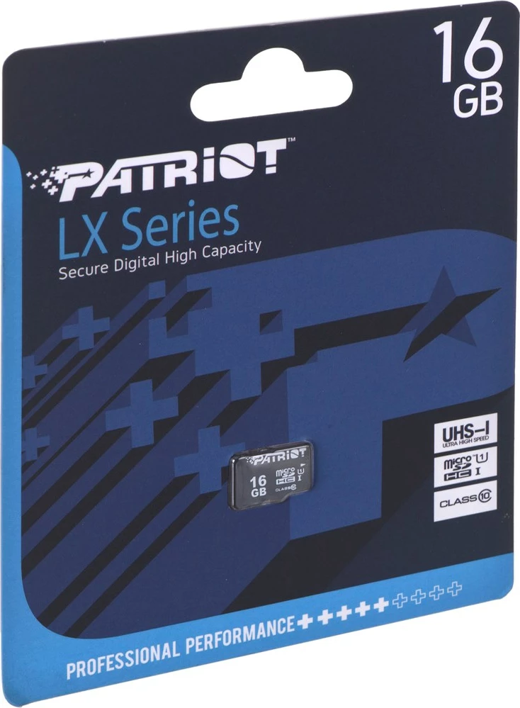 MicroSD Patriot memory, 16 GB