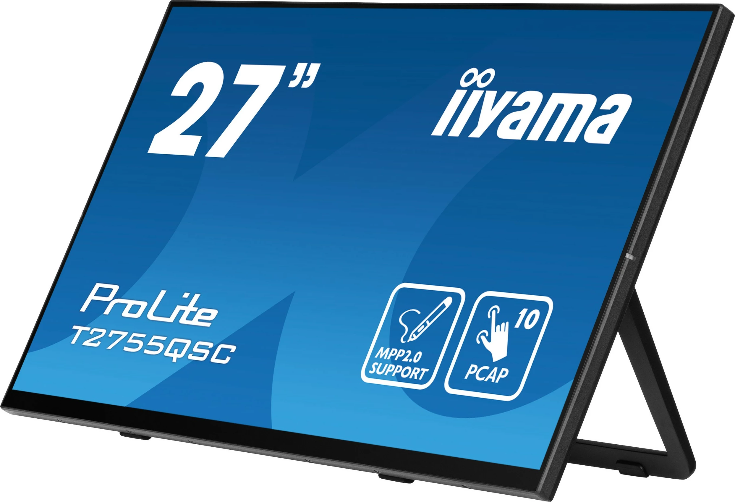 Monitor iiyama ProLite T2755QSC-B1, 27", 2560 x 1440, LCD, e zezë