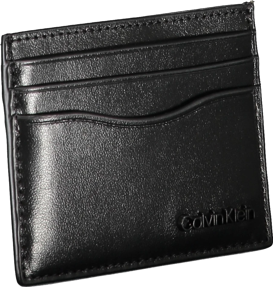 Portofol për meshkuj Calvin Klein, i zi