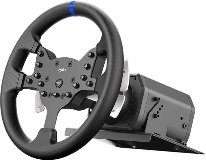 Timoni gaming PXN PXN-V99 me 3 pedale dhe levë ndërrimi, për PC, PS3, PS4, XBOX ONE, SWITCH