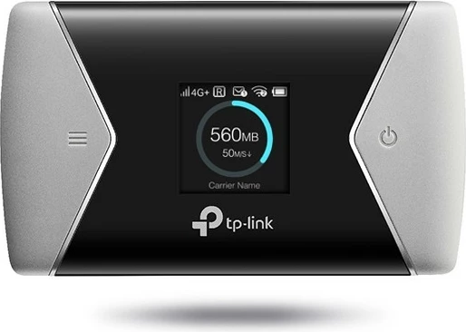 Router portabël TP-Link M7650, 4G LTE, 600Mbps, MicroSD, i zi/gri