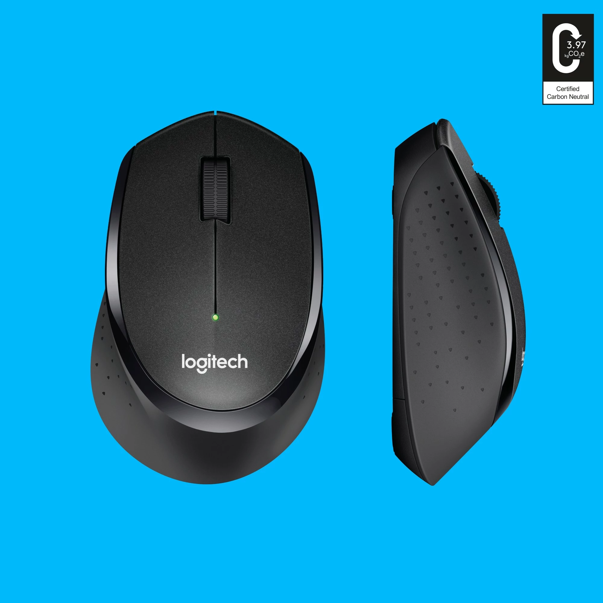 Maus Logitech M330 SILENT PLUS, Djathtas, Mekanik, RF Wireless, 1000 DPI, Zi