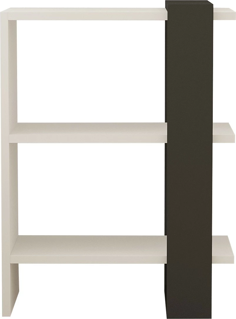 Raft librash Hanah Home, Funda, anthracite dhe i bardhë