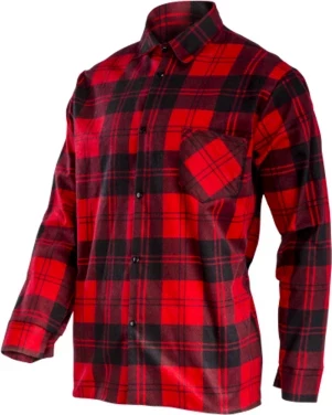 Këmishë flanel LAHTI PRO L4180906 3XL pambuk 100% kuqe/zezë me kuadrate