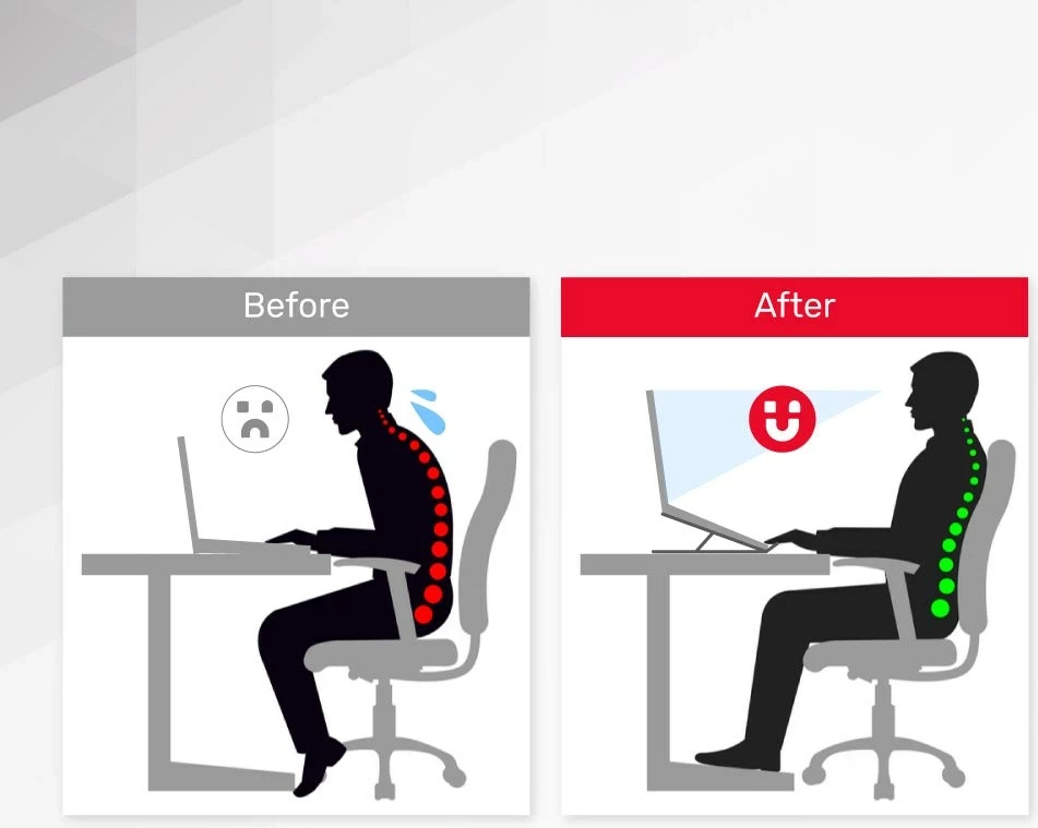 Mbajtës laptopi UNITEK OT155SL, Argjendtë