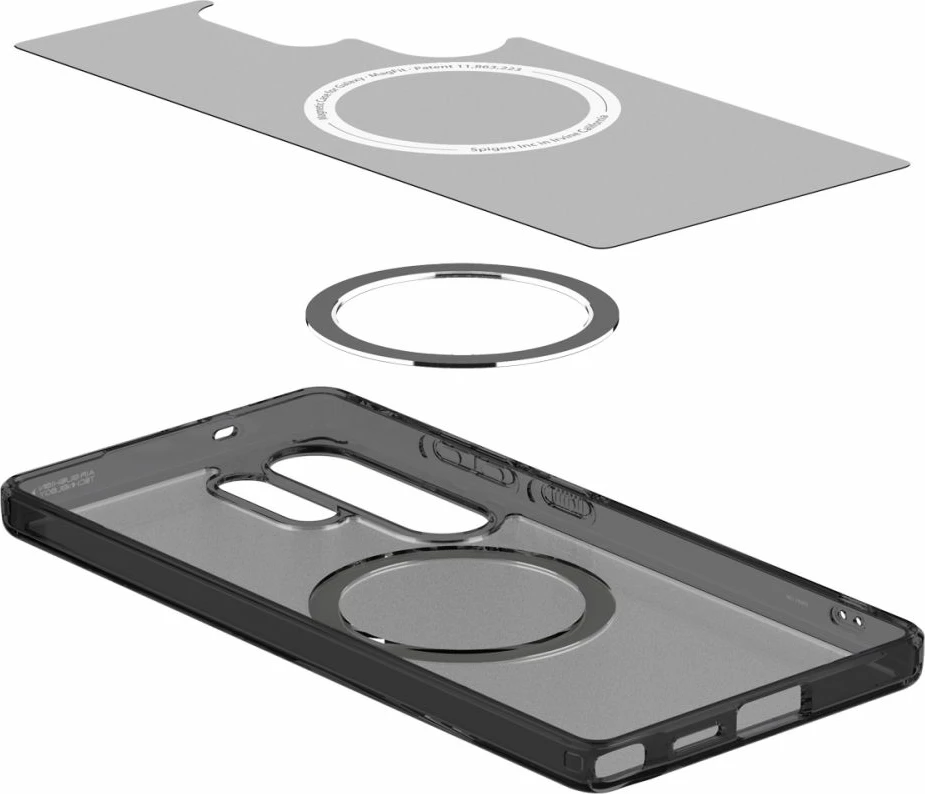 Mbështjellës Spigen Ultra Hybrid Mag për Samsung Galaxy S25 Ultra, Zi