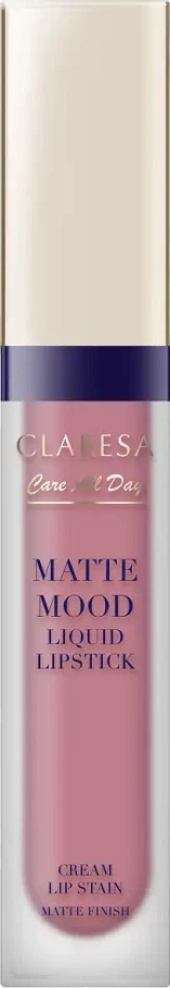 Buzëkuq i lëngshëm mat Claresa Matte Mood Liquid Lipstick për femra 03 Calm, 7ml