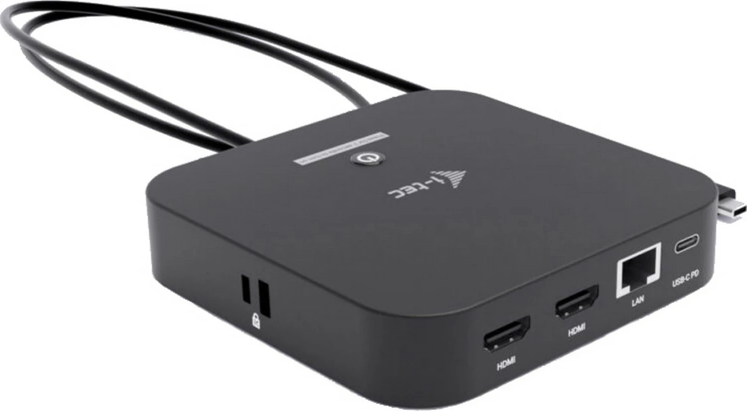 Doking stacion i-tec USB-C Dual HDMI, 2xHDMI 4K 60Hz, 2x USB-C, 4x USB-A, Power Delivery 100W, LAN, Audio, zi