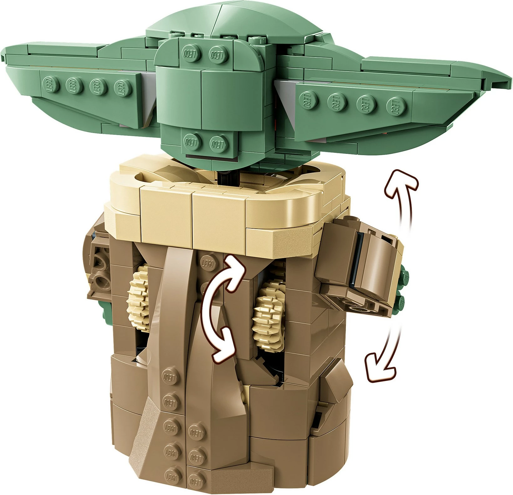 Set ndërtimi LEGO Star Wars Grogu, shumëngjyrësh