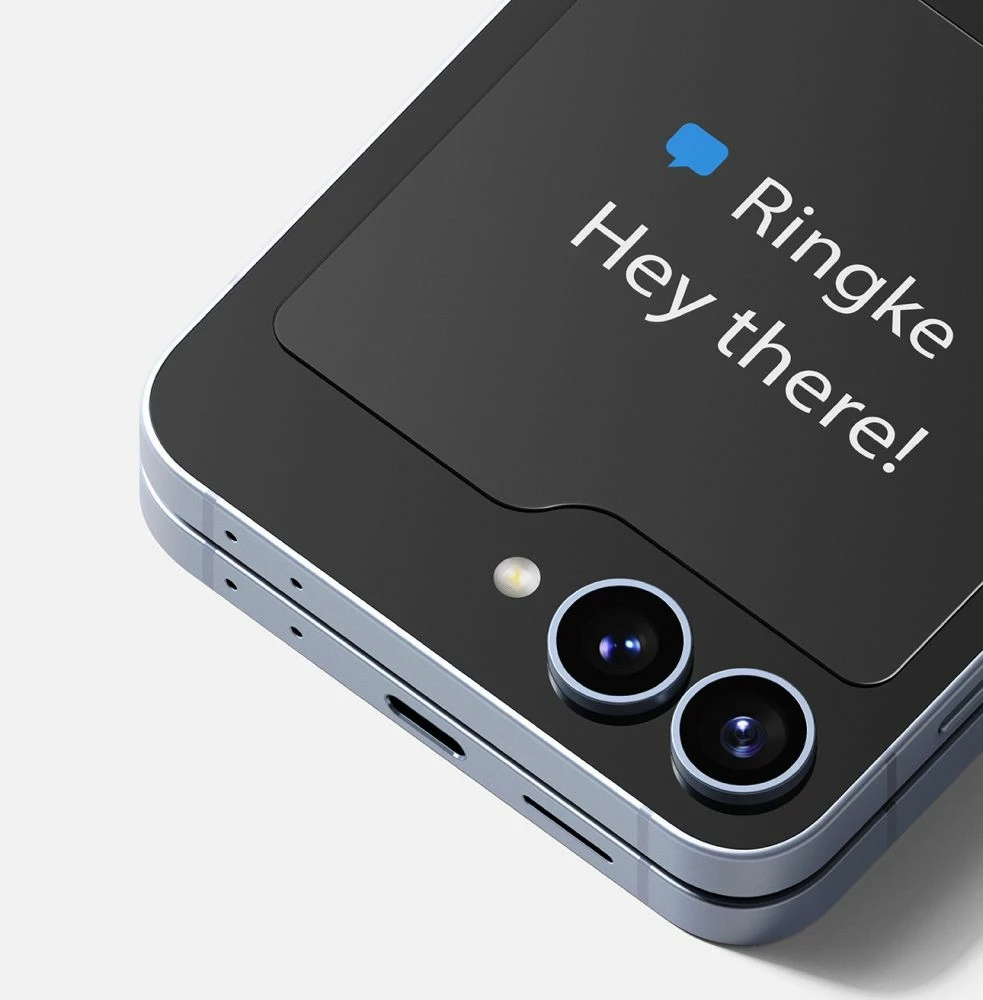 Mbështjellës xhami i temperuar Ringke për ekran të jashtëm Samsung Galaxy Z Flip 6, 2 copë