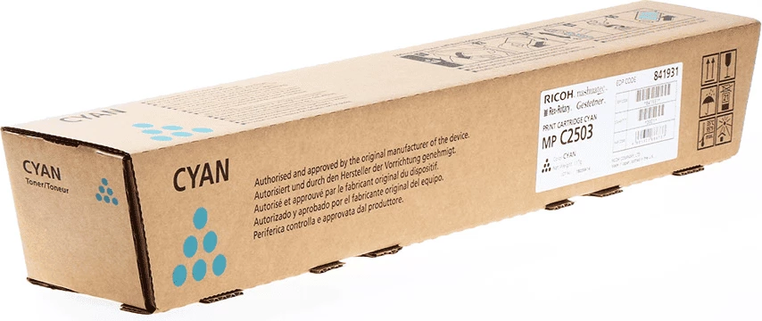 Toner Ricoh MP C2503 841931 5500 faqe cyan