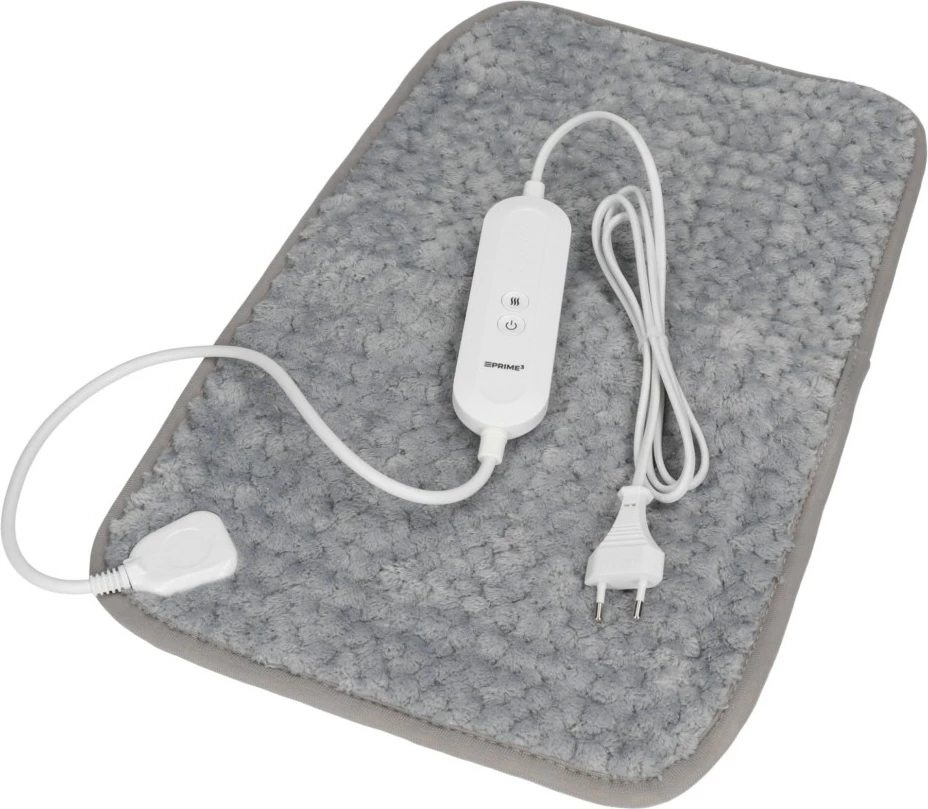 Jastëk ngrohës elektrik, PRIME3, SHP21, 30x50 cm, 100 W, 4 nivele ngrohjeje, fikje automatike 90 min, gri