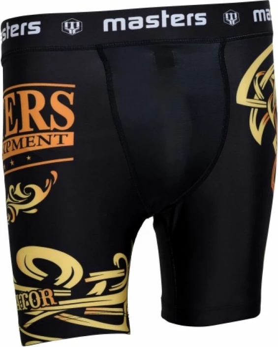 Shorce për meshkuj Masters, të zeza me ari