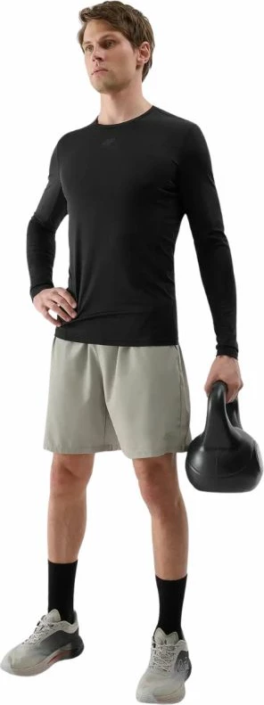 Maicë me mëngë të gjata për meshkuj 4F, e zezë