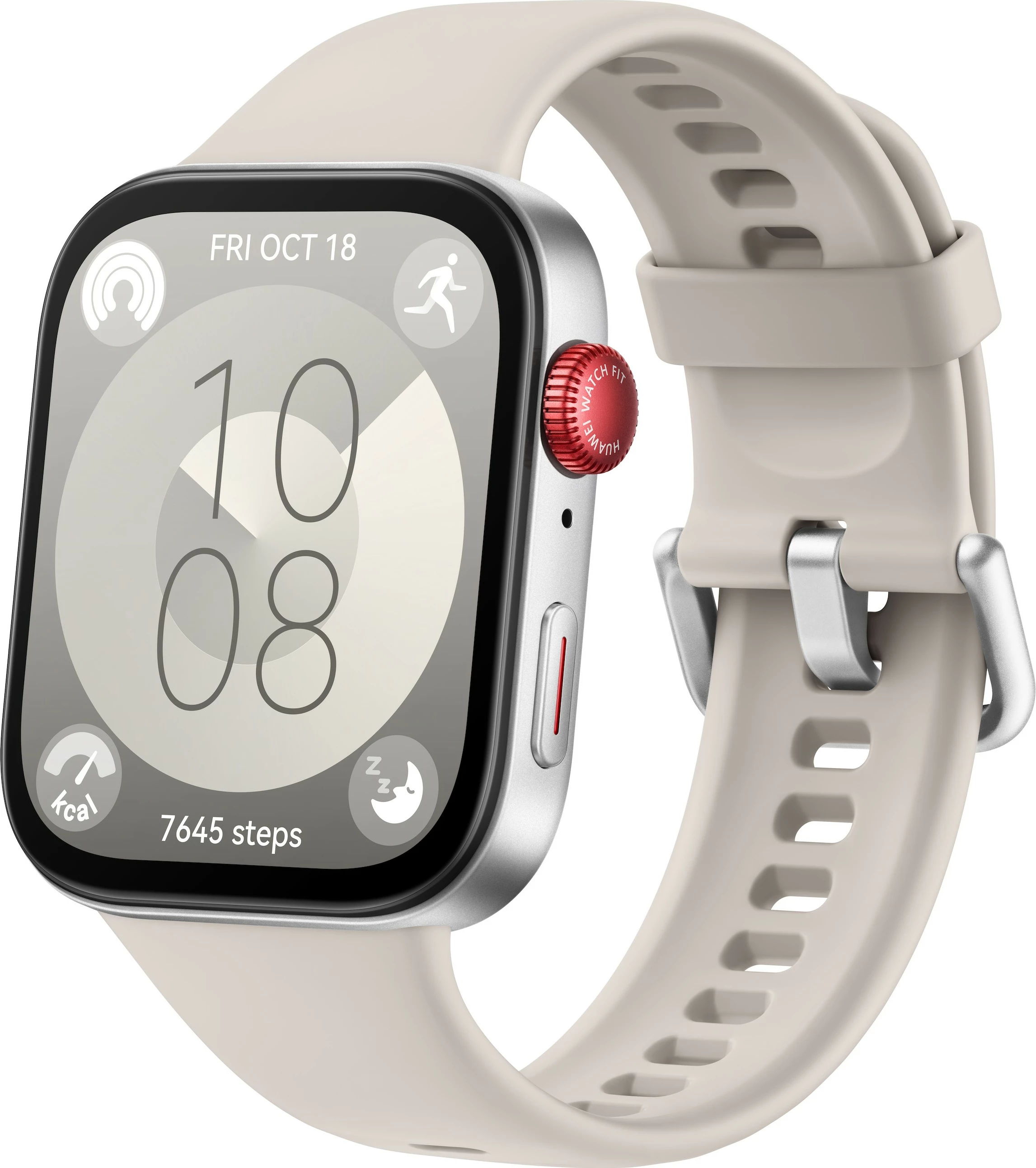 Smartwatch Huawei WATCH Fit 3, AMOLED, Wi-Fi, GPS, 26 g, e bardhë